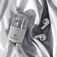 Fone De Ouvido Branco Com Caixa De Som Bluetooth Sem Fio - 1