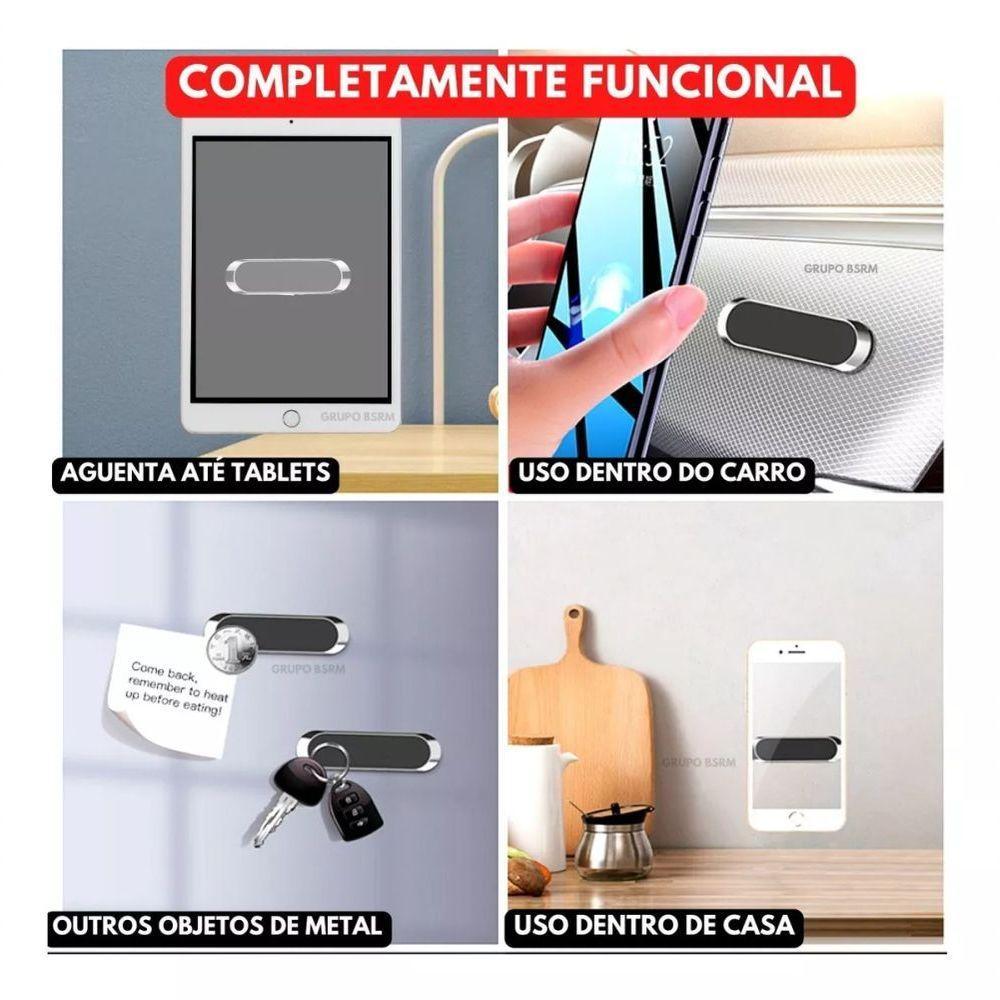 Suporte Magnético ímã Celular Automotivo Universal Metal - 5