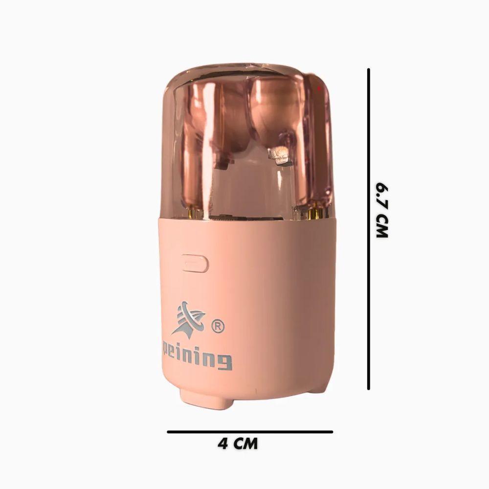 Fone De Ouvido Rosa Com Caixa De Som Bluetooth Sem Fio - 8