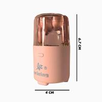 Fone De Ouvido Rosa Com Caixa De Som Bluetooth Sem Fio - 8