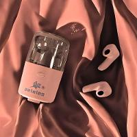 Fone De Ouvido Rosa Com Caixa De Som Bluetooth Sem Fio - 10