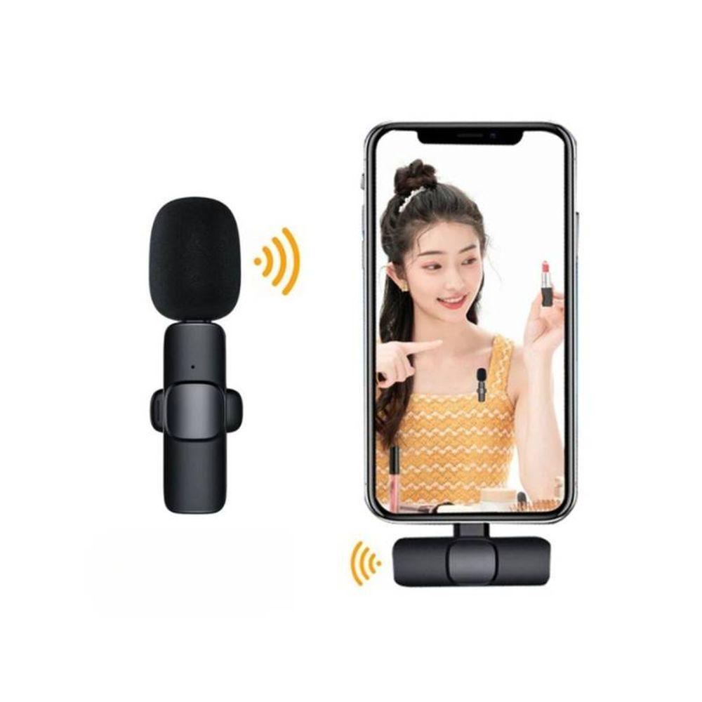 Microfone Lapela Wireless Sem Fio Conexão Lightning Ios - 1