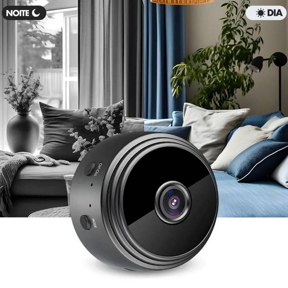 Mini Câmera Espiã A9 Wifi Com Sensor E Visão Noturna - 10