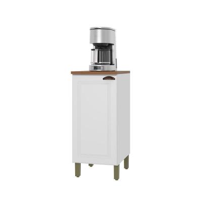 Balcão 40cm 1 Porta Firenze Branco Indekes Branco