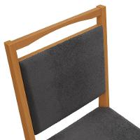 Conjunto Sala De Jantar Madeira Maciça 6 Cadeiras Kappesberg Off White Bouclé Chumbo - 6