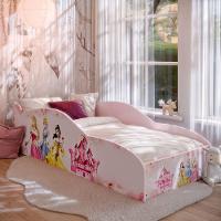 Cama Infantil Princesa Com Grade De Proteção Rosa - 1