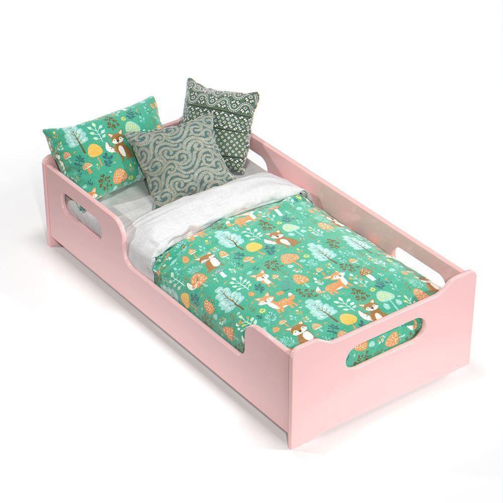Cama Infantil Encanto Com Grade De Proteção Rosa - 4