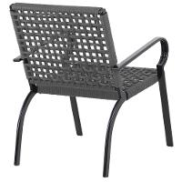 Poltrona Corda Náutica Porto Rico Alumínio área, Jardim Prata - 2