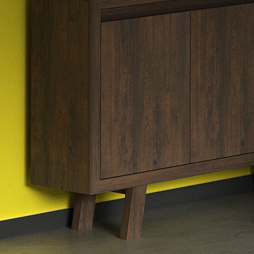 Balcão 03 Portas Me4120 Rústico - Tecno Mobili - 4