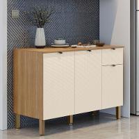 Balcão De Cozinha Com Tampo 120cm Laura Plus Soft-freijó Z06 - Mpozenato - 2