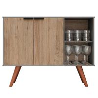 Balcão Buffet Cantinho Do Café Bianca Freijó-grafite Z34 - Mpozenato - 1