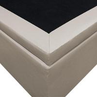 Base Box Baú Para Cama Viúva 128x188cm Liz S05 Sintético Bege - Mpozenato - 5