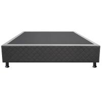 Base Box Para Cama Casal 138x188cm Liz S05 Suede Bordado Cinza - Mpozenato - 6