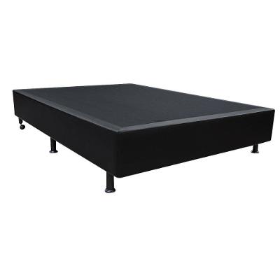 Base Box Para Cama Casal 138x188cm Liz S05 Sintético Preto - Mpozenato