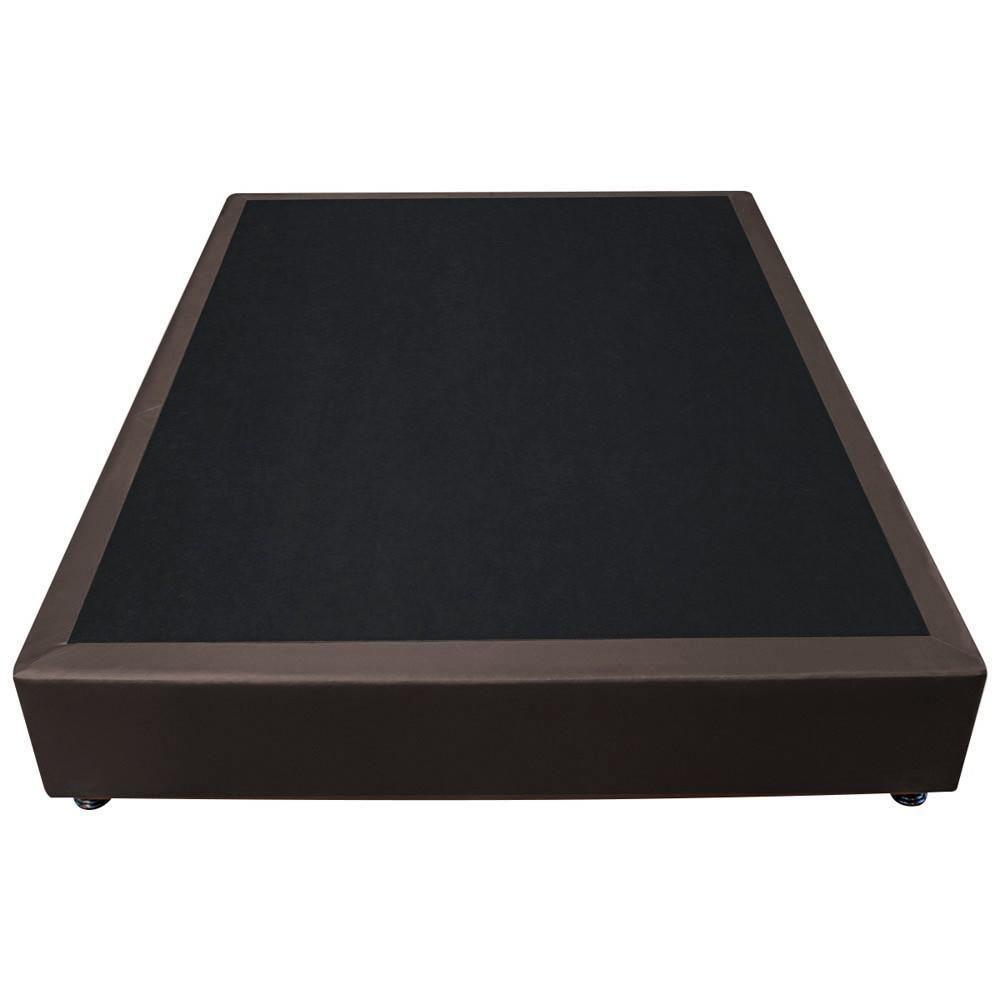 Base Box Para Cama Viúva 128x188cm Liz S05 Sintético Marrom - Mpozenato - 6