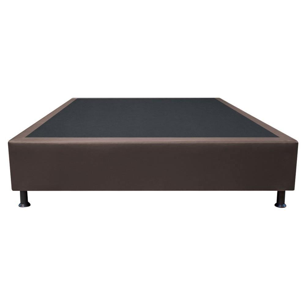 Base Box Para Cama Viúva 128x188cm Liz S05 Sintético Marrom - Mpozenato - 7