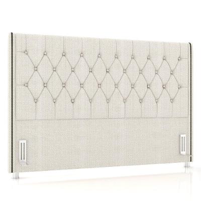 Cabeceira Cama Box Solteirão 98cm Florenza P02 Linho Creme - Mpozenato