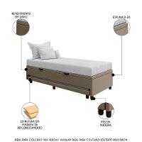 Bicama Box Baú Solteirão 96x188 Cm Samy S05 Linho Bege - Mpozenato - 3