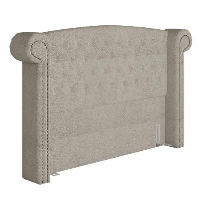 Cabeceira Cama Box Queen 160cm Provença Z37 Boucle Cru - Mpozenato