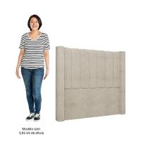 Cabeceira Casal Queen Cama Box 160cm Claire Z04 Boucle Bege - Mpozenato - 5