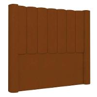 Cabeceira Casal Queen Cama Box 160cm Claire Z04 Veludo Terracota - Mpozenato - 1