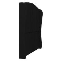 Cabeceira Casal Queen Cama Box 160cm Glenda Z04 Veludo Preto - Mpozenato - 7