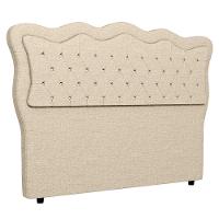 Cabeceira Casal Queen Cama Box 160cm Oregon Z04 Linho Bege - Mpozenato - 1