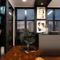 Cadeira De Escritório Diretor Giratória Com Regulagem Dori R02 Sintético Preto - Mpozenato - 2