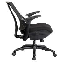 Cadeira De Escritório Diretor Giratória Com Regulagem Dori R02 Sintético Preto - Mpozenato - 5