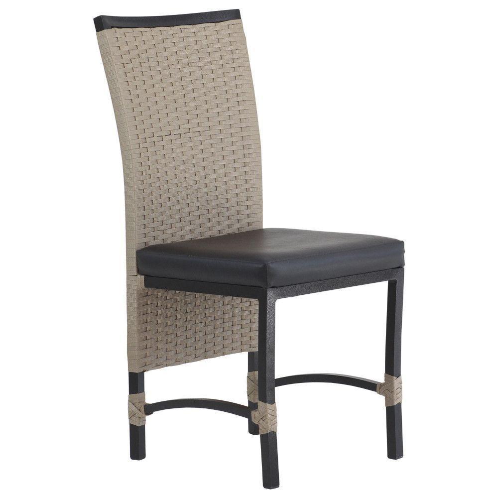 8 Cadeiras Cannes Corda Náutica E Mesa Com Tampo - Trama Rami - 2