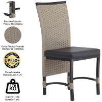 8 Cadeiras Cannes Corda Náutica E Mesa Com Tampo - Trama Rami - 6