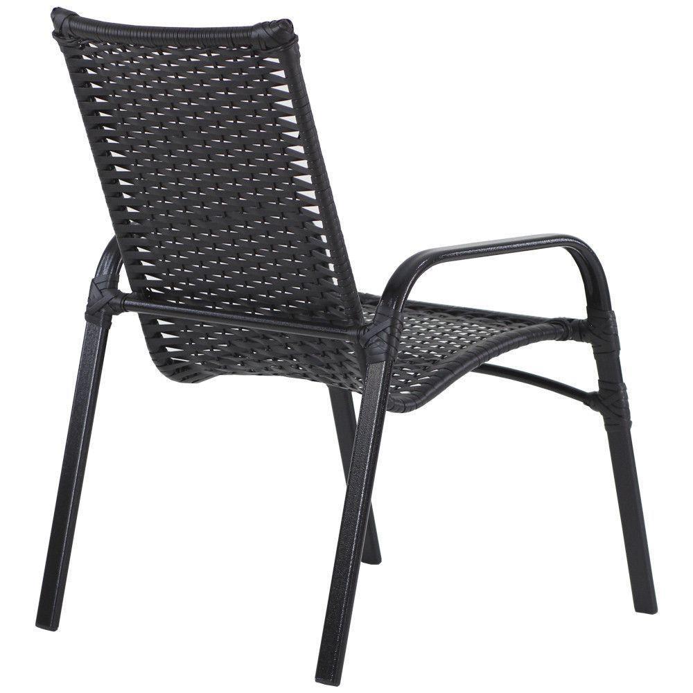 4 Cadeiras Emily Mesa Roma 2 Espreguiçadeiras E Ombrelone Pedra Ferro - 6