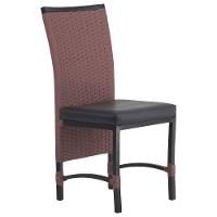 8 Cadeiras Cannes Corda Náutica E Mesa Com Tampo - Trama Marrom - 2