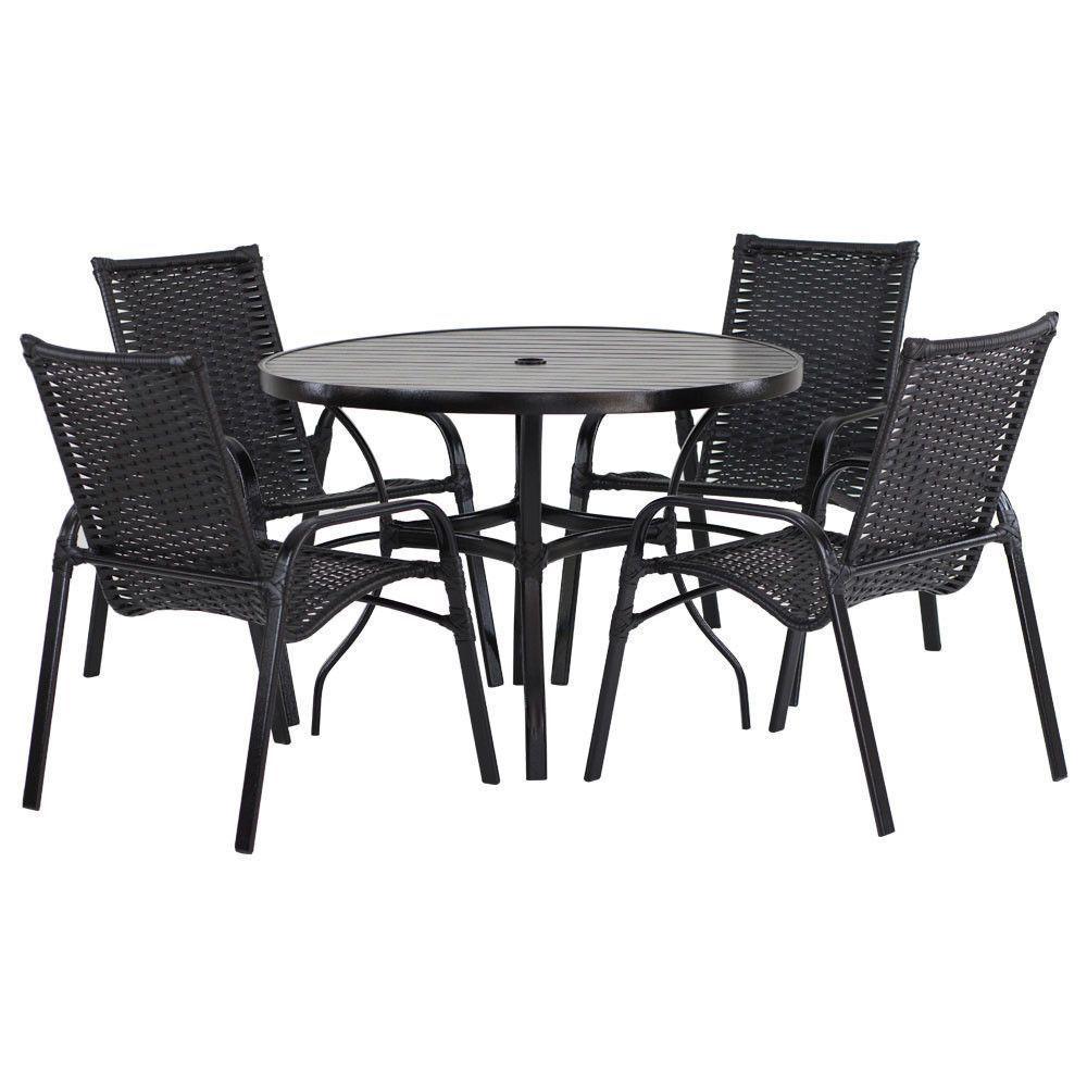 2 Espreguiçadeiras Mesa Roma Chaise Cadeira Emily Ombrelone Argila - 3