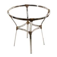 Jogo 6 Cadeiras E Mesa Varada Alumínio Jardim Trama Fibra Cappuccino - 6