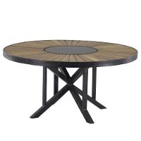 Kit 4 Cadeira Bali Alumínio Em Tricô Náutico E Mesa Trama Marrom - 5