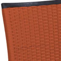 8 Cadeiras Cannes Corda Náutica E Mesa Com Tampo - Trama Terra Cota