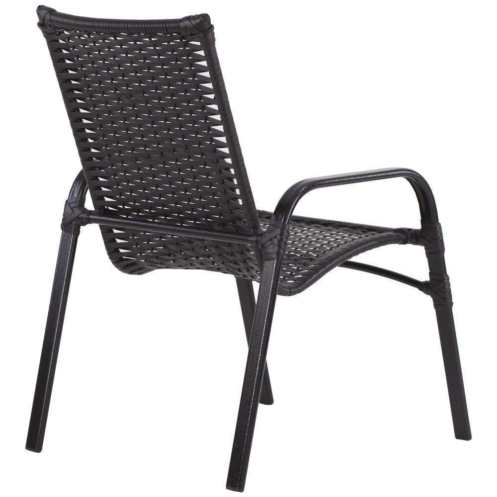 2 Cadeiras E Mesa Tampo Ripado área Jardim Varanda Piscina Tabaco - 2