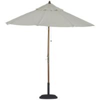 Conjunto De 4 Cadeiras Ascoli E Mesa Com Ombrelone Preto - 8