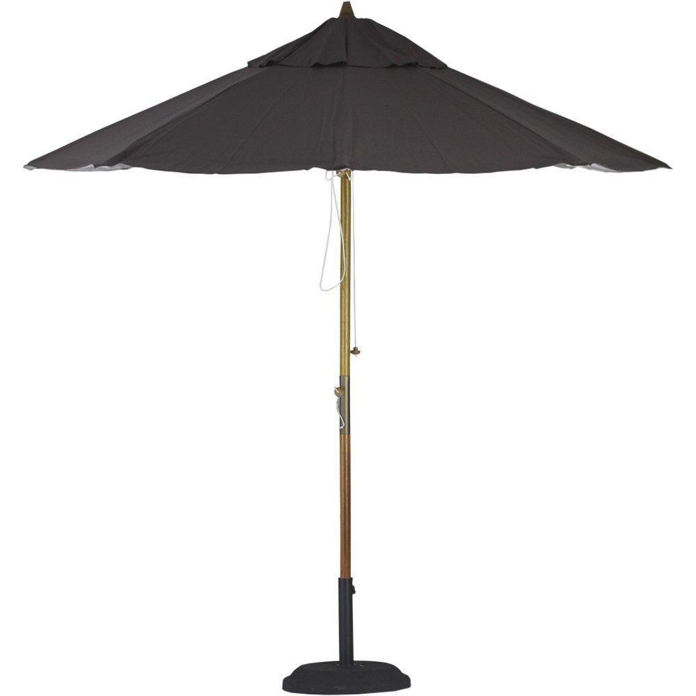 Conjunto De 4 Cadeiras Ascoli E Mesa Com Ombrelone Tabaco - 7