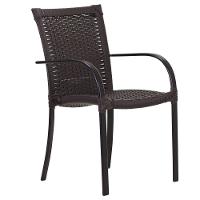 Conjunto De 4 Cadeiras Ascoli E Mesa Com Ombrelone Tabaco - 2