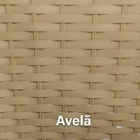 2 Cadeiras E Mesa Tampo Ripado área Jardim Varanda Piscina Avelã - 6