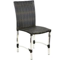 8 Cadeiras Cannes E Mesa Retangular Com Tampo Trama Original Pedra Ferro - 2