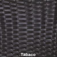 Jogo 4 Cadeiras Emily E Mesa Com Ombrelone Trama Original Tabaco - 6