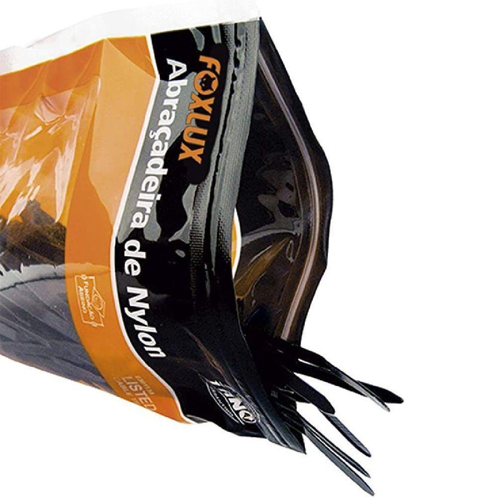 Abraçadeiras De Nylon 280 X 4.8 Mm 100 Unidades Preto Foxlux - 4