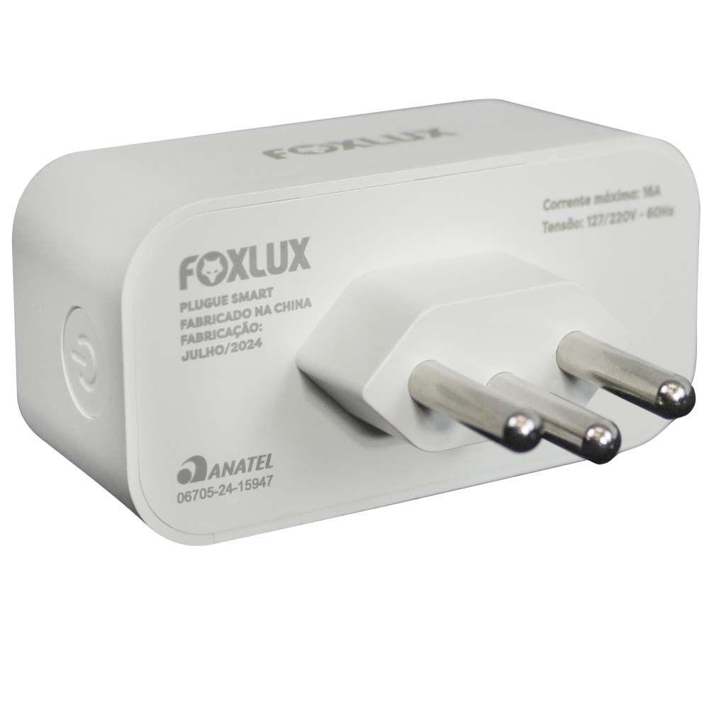 Kit 2 Tomada Plugue Inteligente 16a Bivolt Foxlux - 3