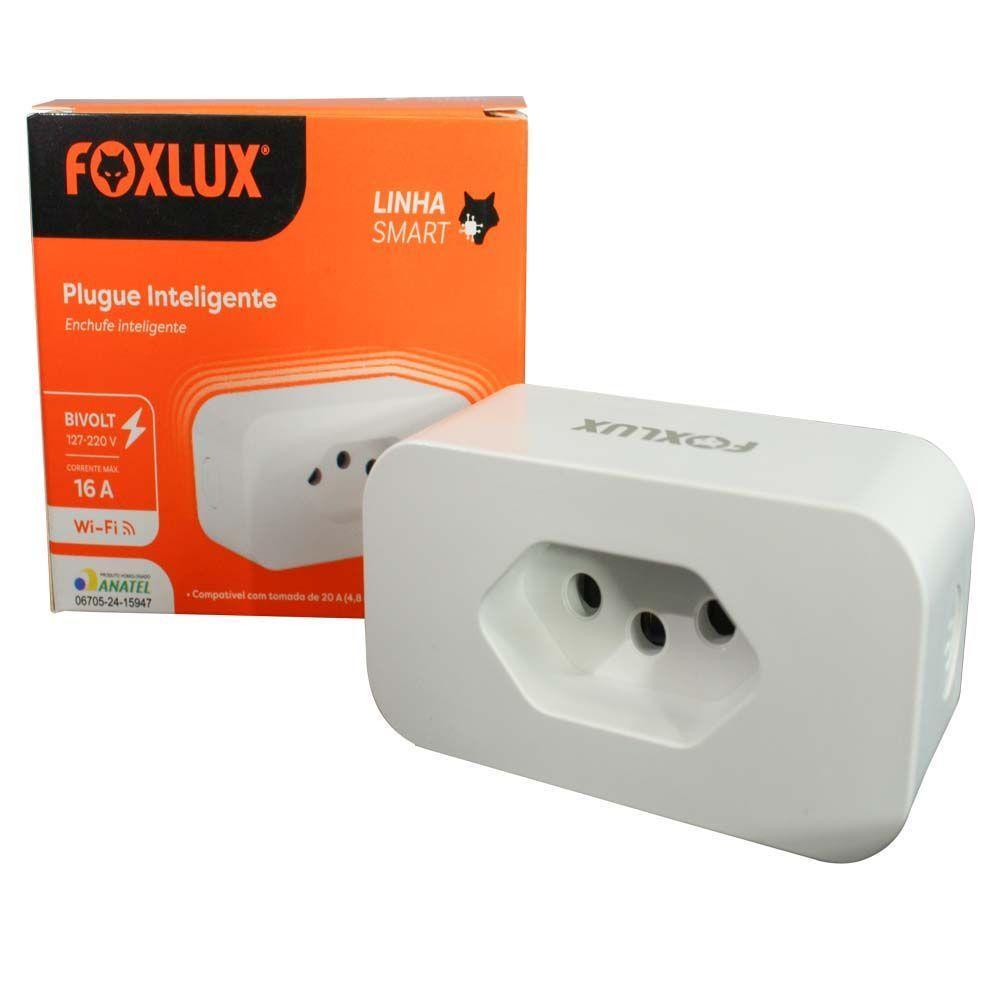 Kit 2 Tomada Plugue Inteligente 16a Bivolt Foxlux - 4