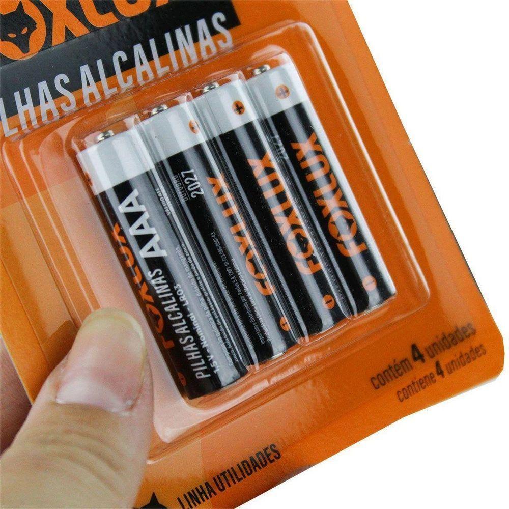 Pilha Alcalina Palito Aaa Foxlux Com 8 Unidades - 5