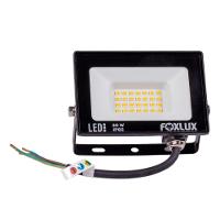 Kit 2 Refletor Led 30w 3000k Preto Bivolt Foxlux - 2