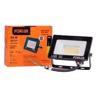 Kit 2 Refletor Led 30w 3000k Preto Bivolt Foxlux - 3